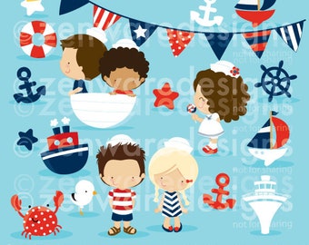 Nautical Sailor Clipart