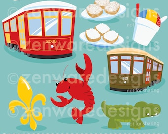 New Orleans Clipart SVG