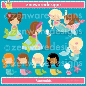 Mermaid Clipart