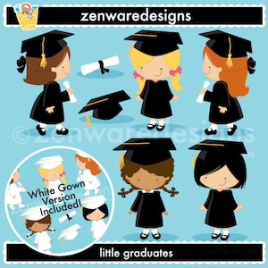 Graduation Girls Clipart