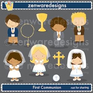 First Communion Clipart 2