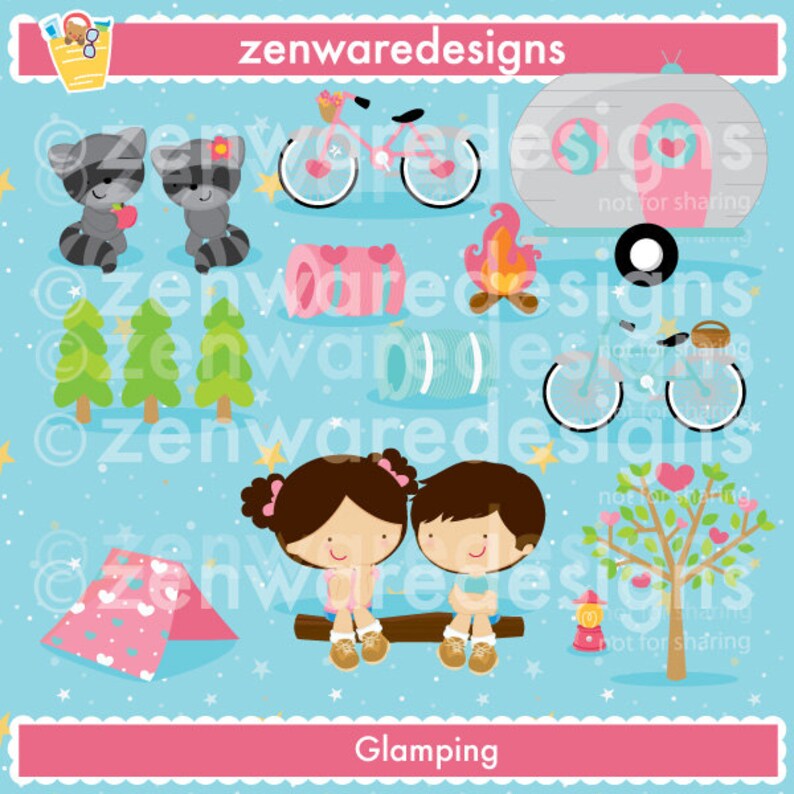 Glamping Clipart