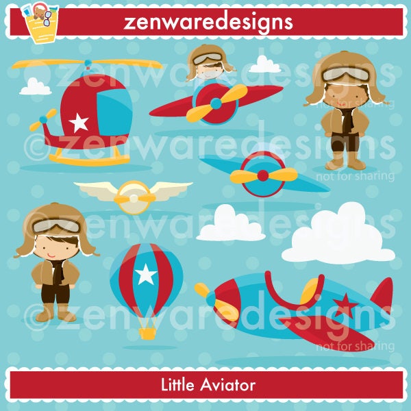 Pilot / Aviator Clipart