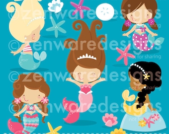 Mermaid Clipart