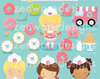 Donut Clipart / Doughnut Clipart