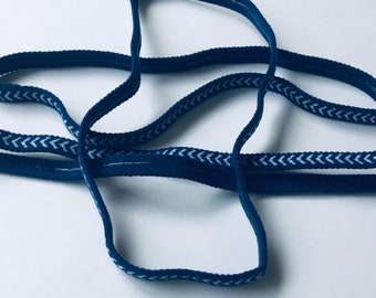 Sports Headband Baseball Softball Blue Elastic Headbands for Girls Non Slip 3 pack Softball Headband Baseball Headband for Athletes