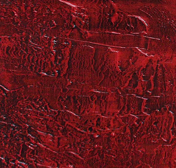 Red Abstract Art Large Red Wall Art Modern Painting Texture Etsy