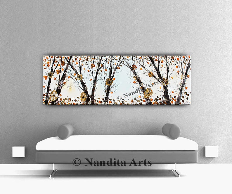 Texture Painting 54 Tree Art Original Large Wall Art Etsy