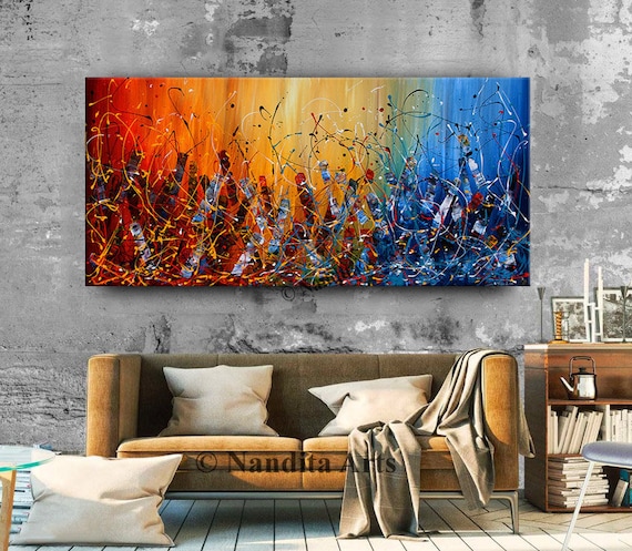 abstract wall art canvas