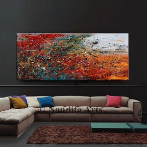 Painting, 72 Acrylic Painting on Canvas, Abstract Modern Wall Art ...