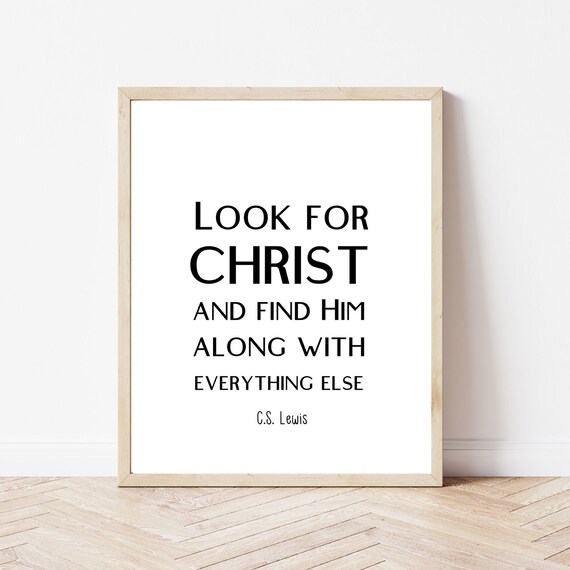 CS Lewis Wall Art CS Lewis Quotes CS Lewis (Instant Download) 