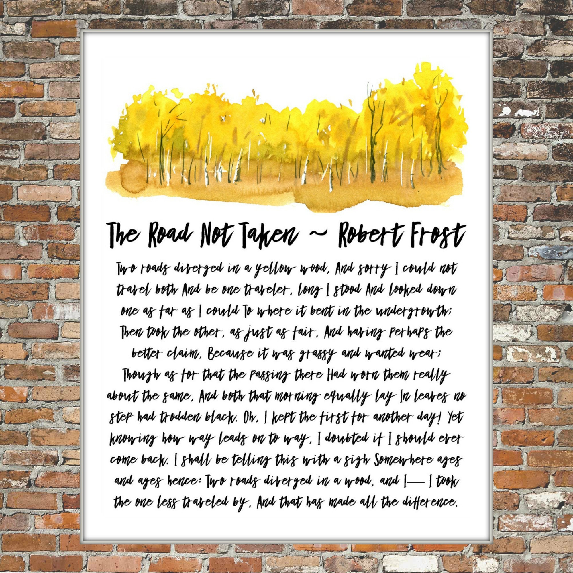 robert frost the road not taken summary robert frost the road not taken summary