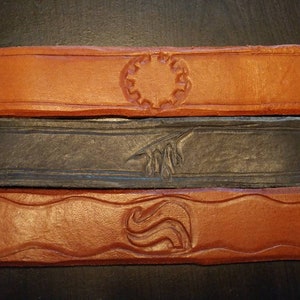 Aspect Leather Wrist Bands (now available in black)