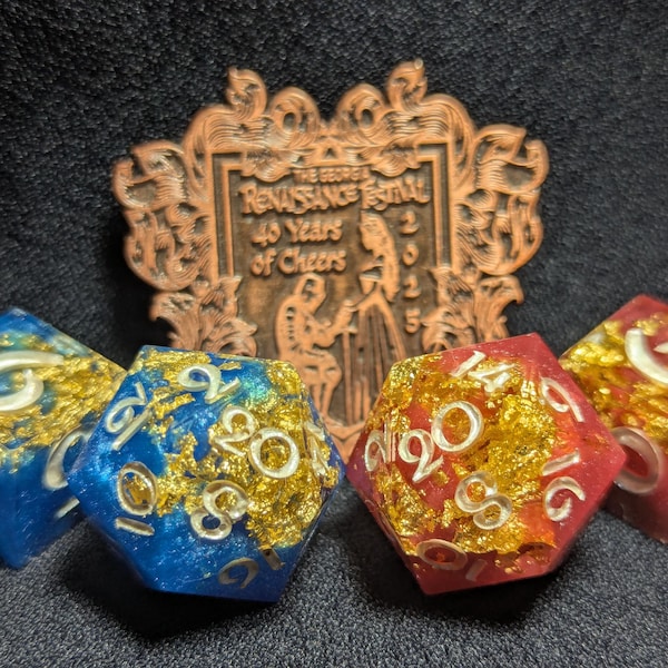 Character 20s - Bannerfall and POW Creations Inspired D20s (A- grade)