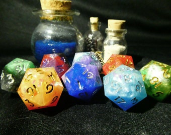 Character 20s - Fantasy High Inspired D20s (A- Grade)