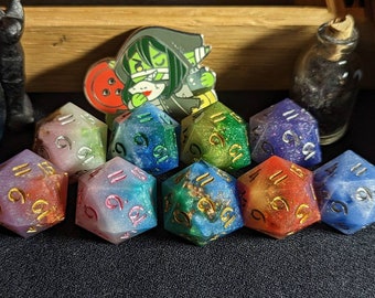 Character 20s - M9 Inspired Handmade Dice (A- Grade)