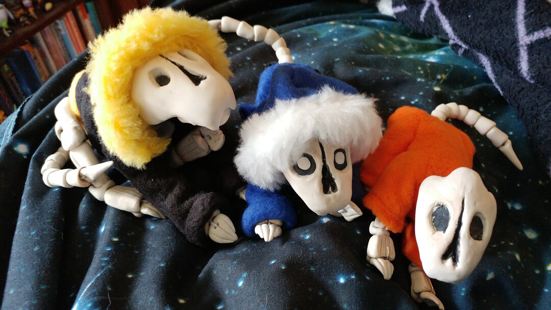 Skelepet Jackets (hand Stitched Hoodies for Undertale Gaster Blasters and  Other Skelepet Dolls)