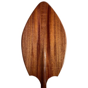 Teardrop Shaped Mahogany Paddle - Hawaiian Outrigger Canoe Paddling