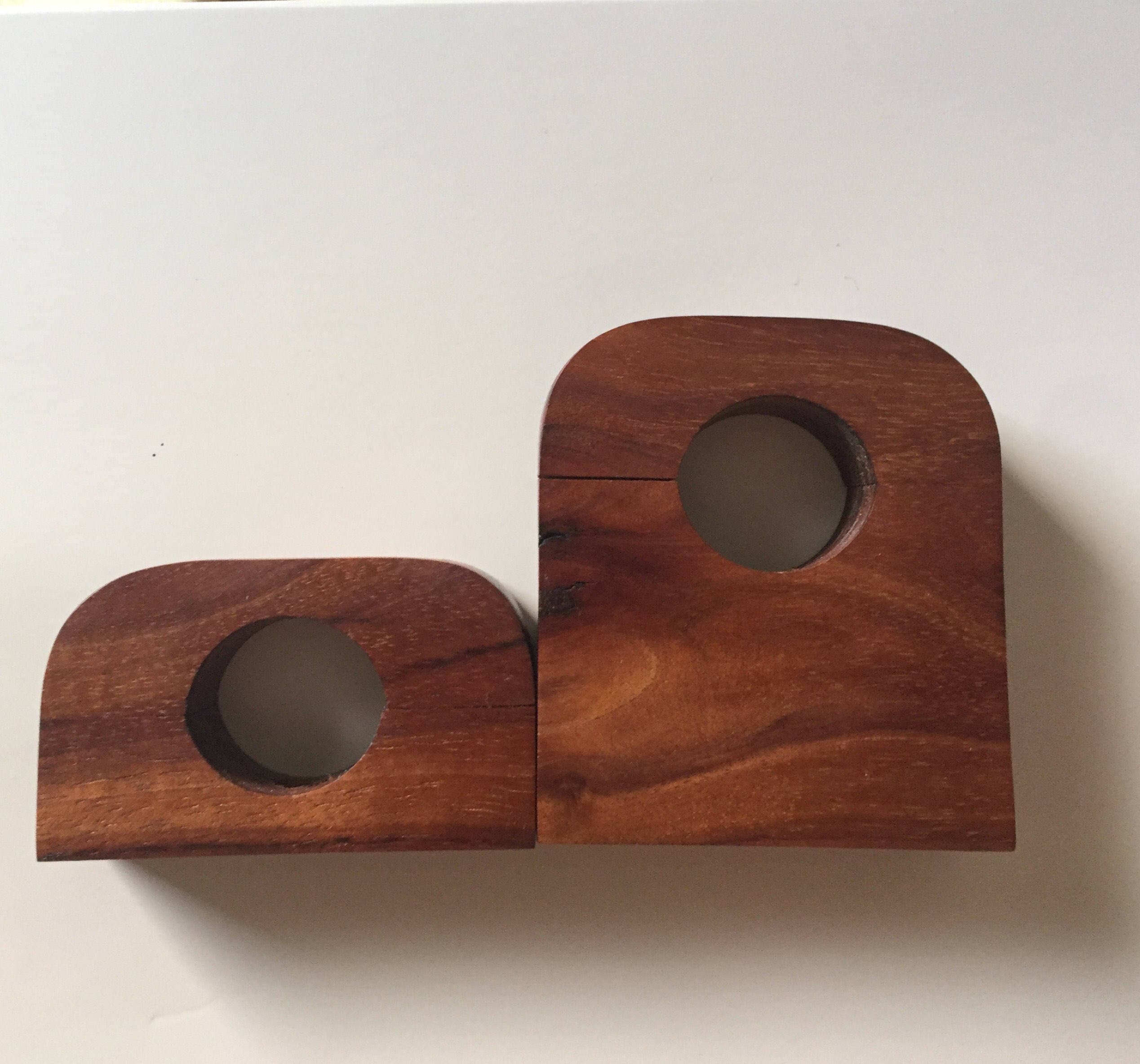 Mahogany Wall Mounts for Crisscrossing Paddles Etsy