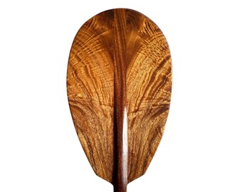 Curly Monkeypod Paddle - Hawaiian Outrigger Canoe Paddling