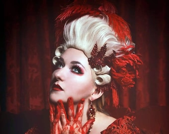 Marie Antoinette Wig /Baroque Wig/Anime Cosplay WIg / Rococo Style Wig /  Masquerade Party Wig / Powdered Wig / Princess Wig/ Bridgerton Wig