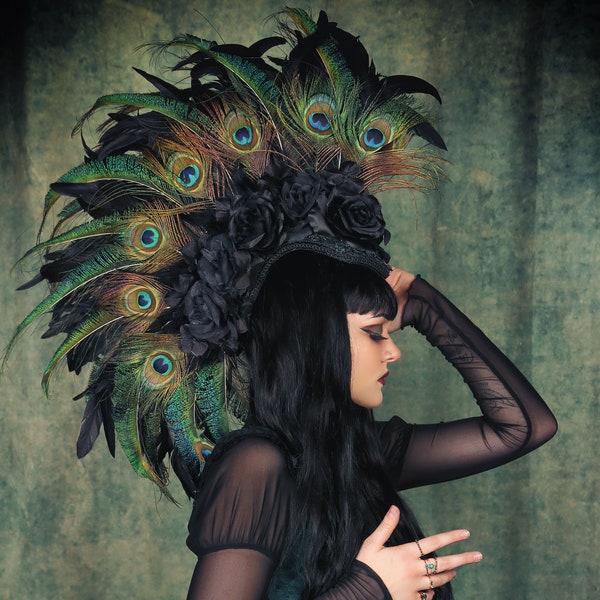 feather mohawk headpiece