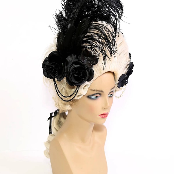 Marie Antoinette Wig/ Powdered Wig/ Rococo Wig/ Baroque Wig/ Bridgerton Wig