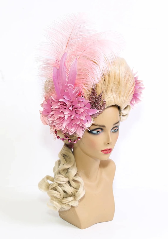Lady Pompadour Pink Wig Lady Pompadour Pink Wig