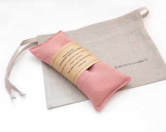 Lavender Eyepillow - Spa gift - Relaxation - Eye bag - Yoga Retreat - Eye Pillow for Mom - Aromatherapy - Sleep Aid - Dusty Rose