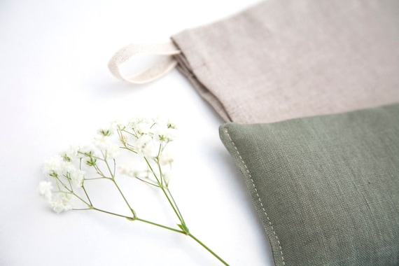 Linen Eye Pillow Lavender Eyepillow Spa Gift Organic Etsy