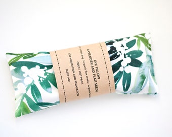 Organic Eye pillow - Gift for mom, Spa gift, Self-care gift, Lavender Eye Pillow,  Relaxation, Sleep Aid, Yoga, Organic cotton eye mask