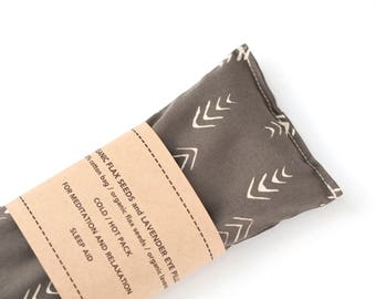 Lavender Eye Pillow - Relaxation - Spa gift - Eye pillow - Organic flax pillow - Aromatherapy - Arrows - Yoga - Eye bag - Gift - Heating pad