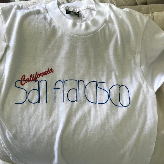 Vintage 1970's  Tee T Shirt San Francisco Califor… - image 5