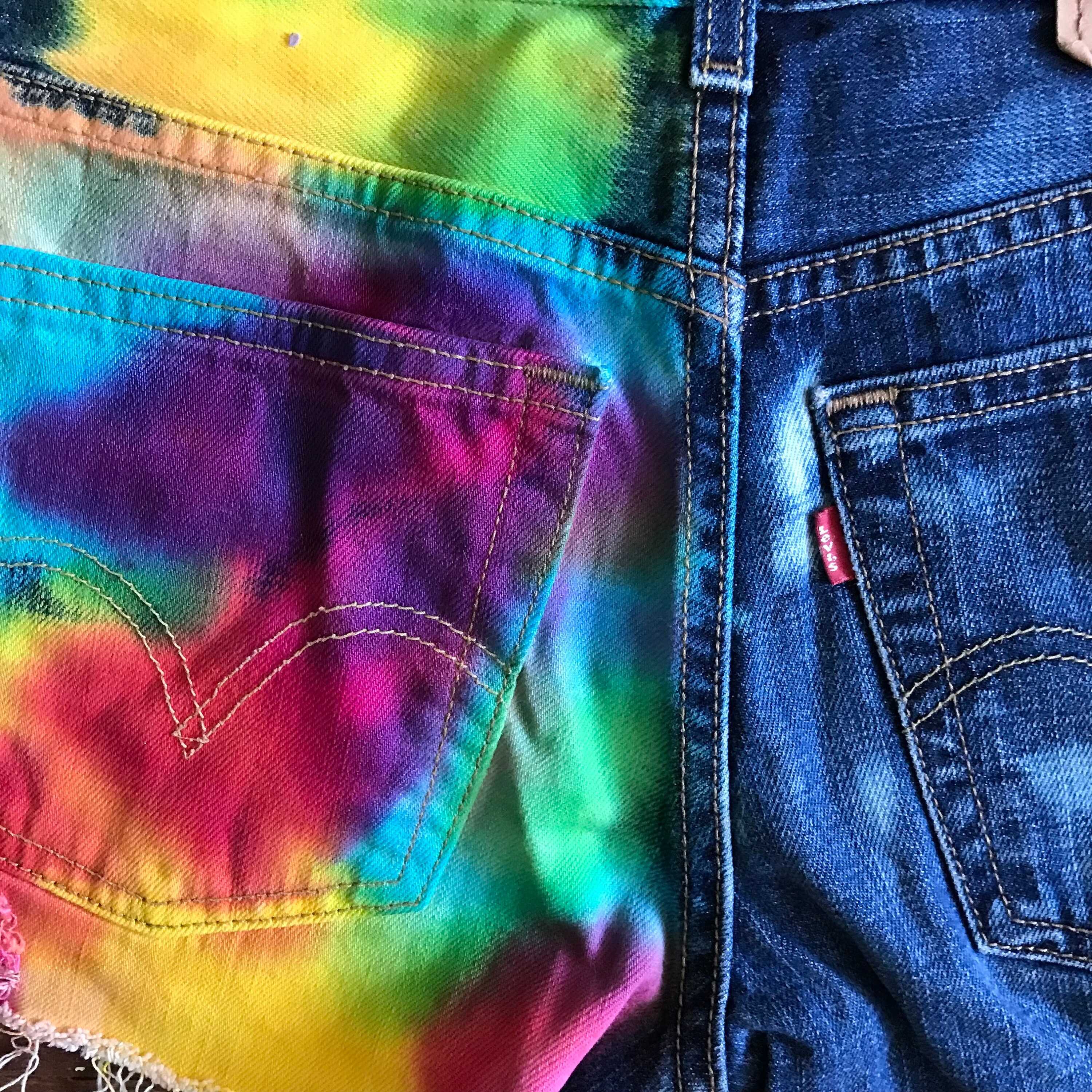 【THEAIRTOWN】 decoration denim short ♥2colors EDIKTED Birdy Low Rise Denim Shorts - LIGHT BLUE - XL | Tillys