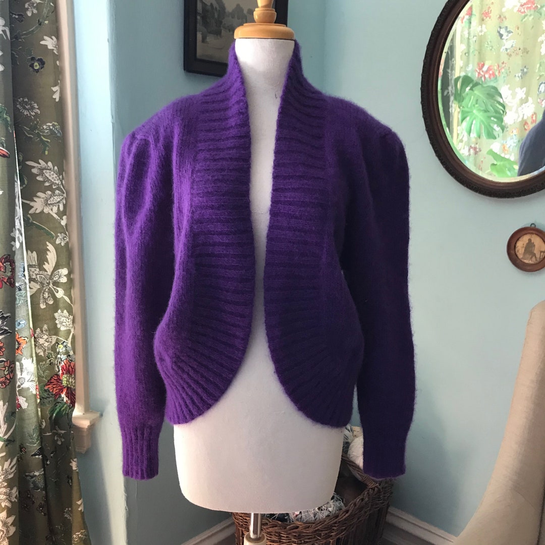 Vintage 1980's Acrylic FUZZY Valley Girl Sweater Vest Etsy