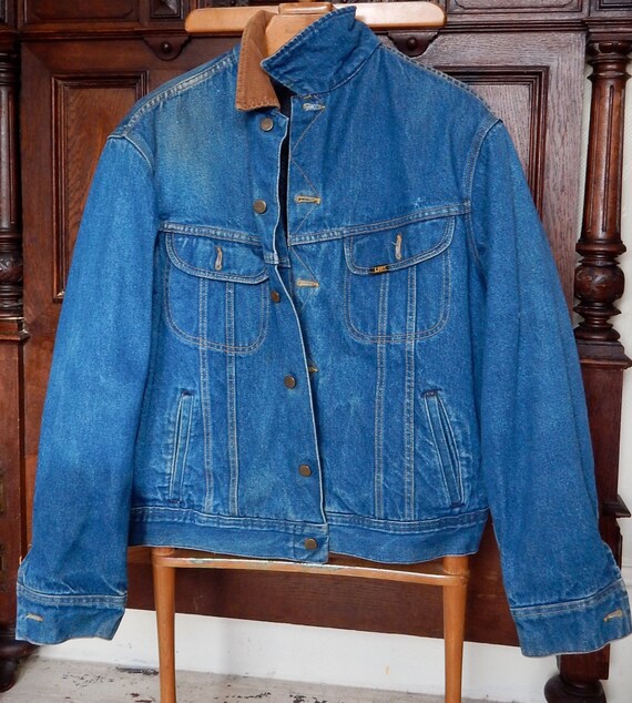 wool lined denim jacket
