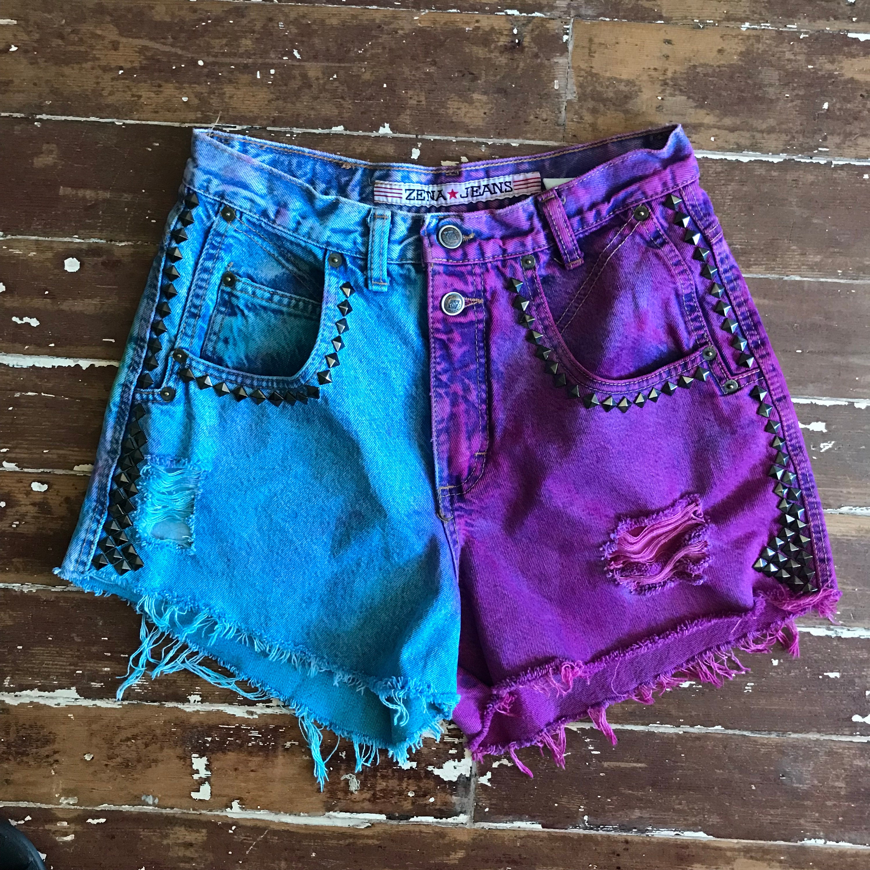 Frayed Distressed Jean Shorts, Hot Pink Short Jeans, Kids Hole Denim Pant,  Girls Summer Shorts, Girl Jeans Shorts 