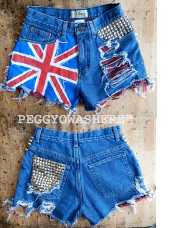 union denim shorts