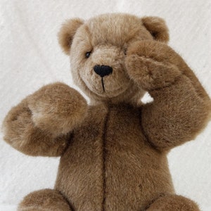 Teddy Bear pattern and Illustrated Instructions for Arctos, a 7.5&quot; non jointed Bear (downloadable PDF)