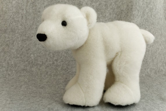 Teddy Bear pattern and Illustrated Instructions for Bjorn, a 9" tall non-jointed Polar Bear Cub (downloadable PDF)