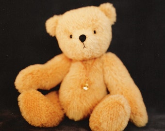 Teddy Bear pattern and Illustrated Instructions for Ted E., an 8&quot; jointed Bear (downloadable PDF)