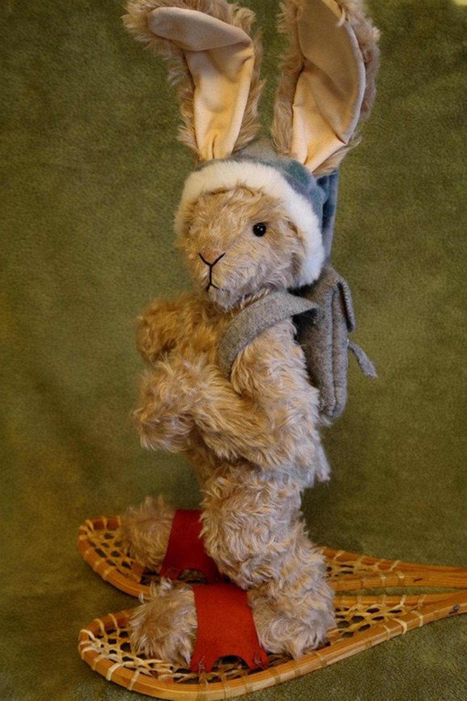 Bunny Rabbit Pattern and Illustrated Instructions for Max Snowshoe, a ...