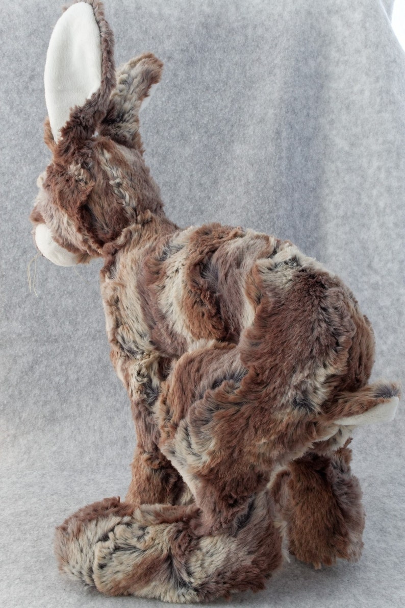 Running Rabbit Stuffed Toy Pattern Bunny Rabbit Pattern and Illustrated Instructions for Harvey Hare, an ...