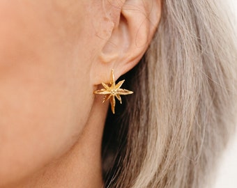 Star Anise Statement Earrings