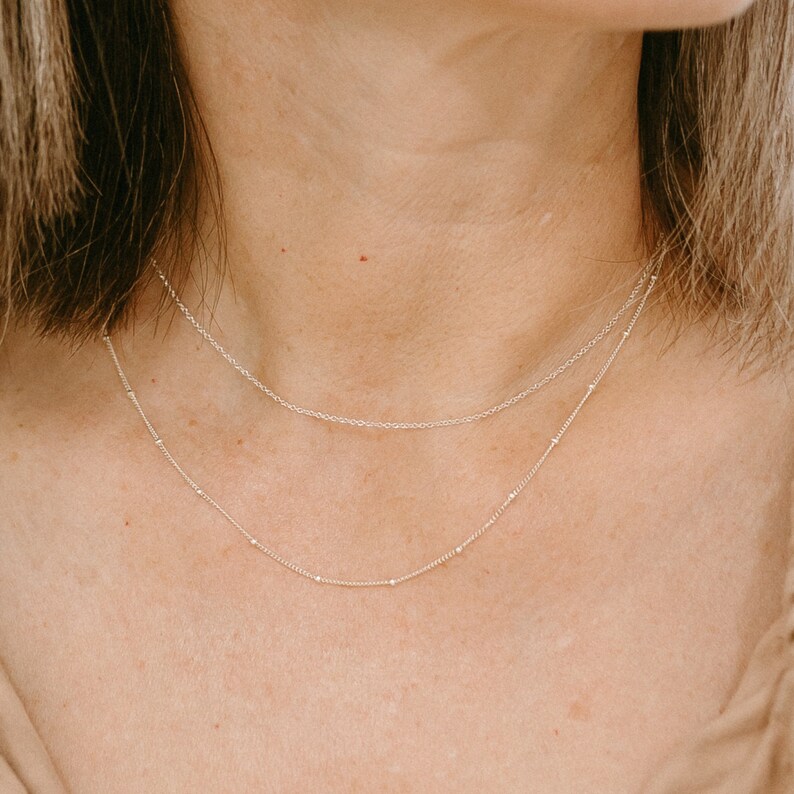 Ball Chain Everyday Layered Necklace image 8