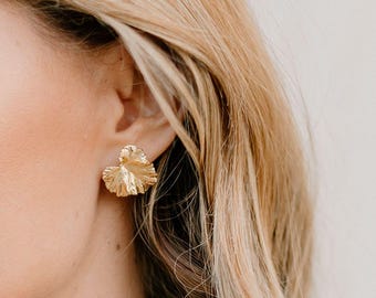 Organic Petal Earrings