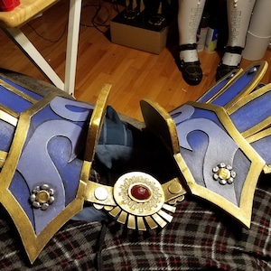 H. Warriors Green Warlock Inspired Shoulder Cosplay Pattern for Foam or Worbla