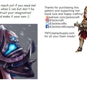 Deathknight Shoulder Cosplay Foam Pattern