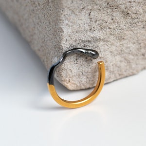 Golden Matchstick Burned Ring PERFECT MATCH. Do not burn. Jewelry Handmade in Latvia of 24k gold plated Sterling Silver. One of a Kind