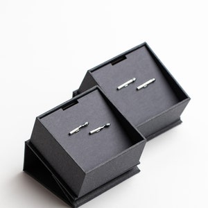 Burned Match Cufflinks PERFECT MATCH. Matches Jewelry Handmade of Sterling Silver. One of a Kind. image 7